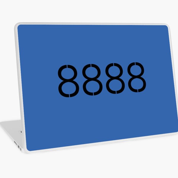 My Angel Number 8888 Laptop Skin