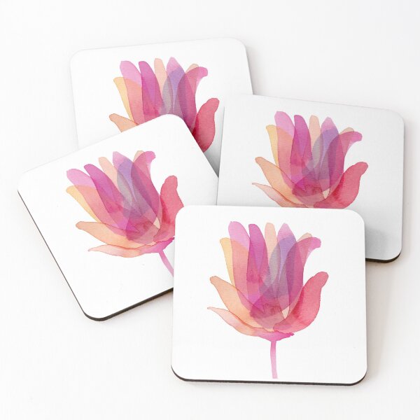 Item preview, Watercolor Tulip transparencies designed and sold by Florcitasart.