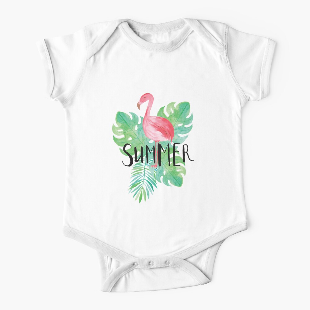 Flamingo Babystrampler