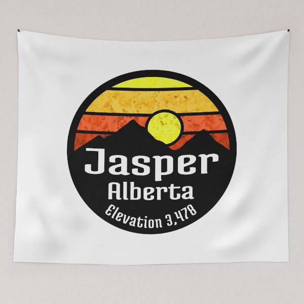 Item preview, Ski Jasper Alberta Canada Skiing Hiking Camping designed and sold by DESTINATIONS DECAL.