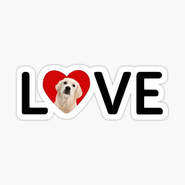 Item preview, I Love You, Akbash Dog in Heart Design - Happy puppy lovers gift designed and sold by BestStuffDepot.