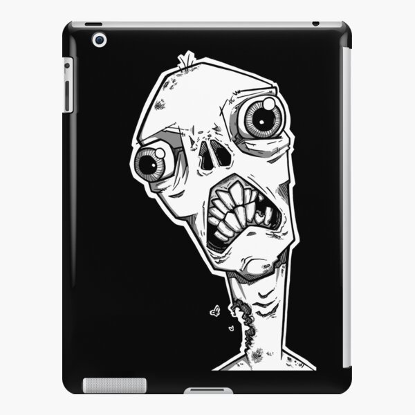 Toothy Smile - Black & Gray iPad Snap Case