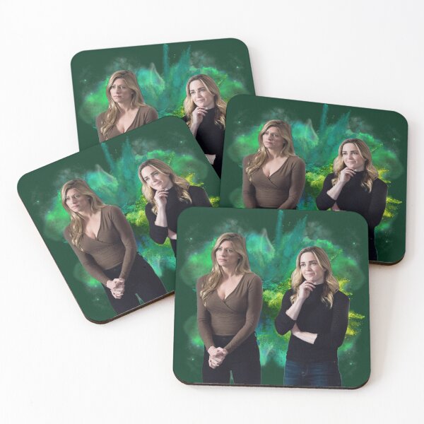 Item preview, Ava Sharpe and Sara Lance green background designed and sold by dutchchu.