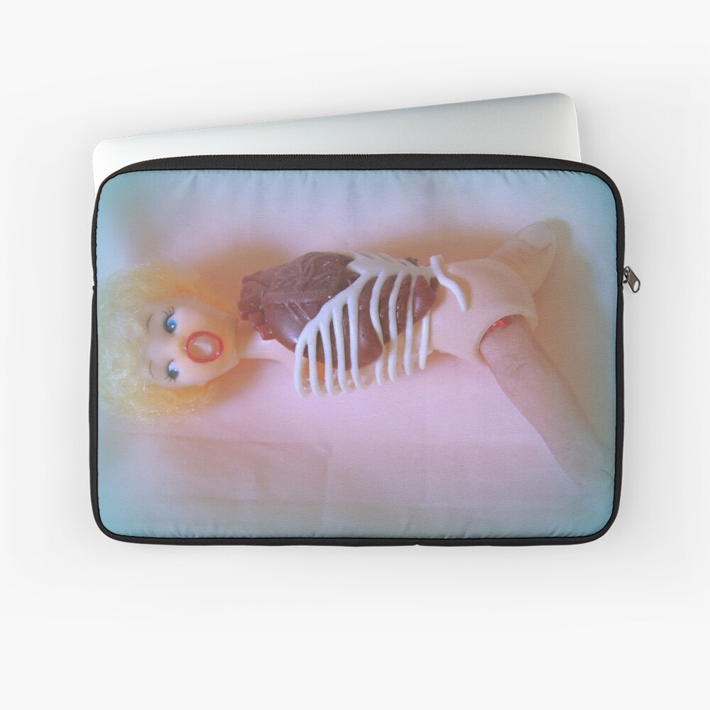 Horror Doll Assemblage ~ Lady Scream Laptop Sleeve