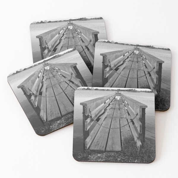Item preview, Jetty in Shoreline Park BW. Mountain View, California designed and sold by Igor Pozdnyakov.