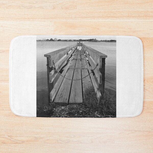 Item preview, Jetty in Shoreline Park BW. Mountain View, California designed and sold by Igor Pozdnyakov.