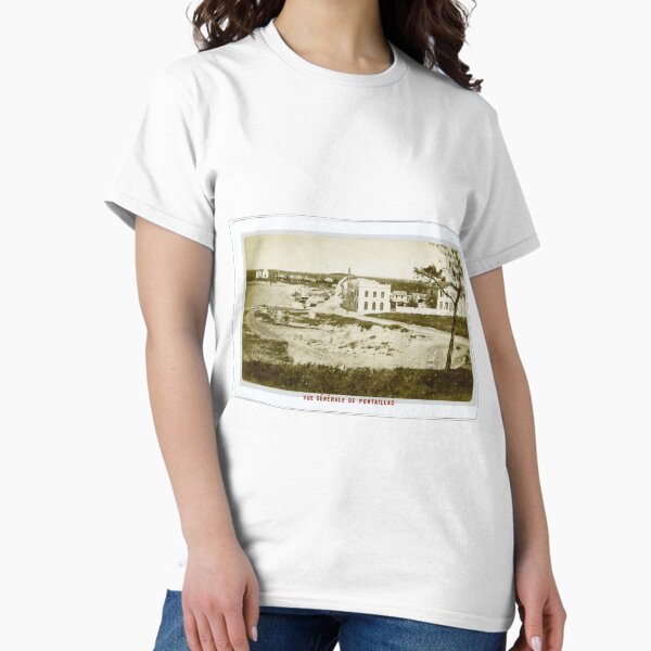 Plage de Pontaillac à la Belle Époque T-shirt classique