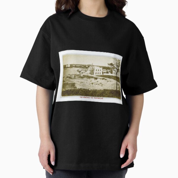 Plage de Pontaillac à la Belle Époque T-shirt oversize