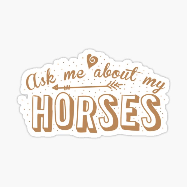 Item preview, Posez-moi des questions sur mes CHEVAUX designed and sold by jazzydevil.