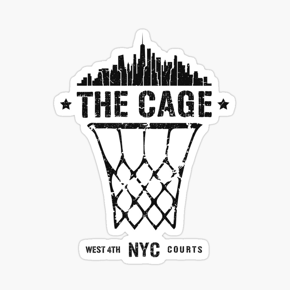 THE CAGE West 4th Basketball NYC Art Board Print