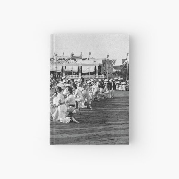 Plage de Pontaillac à la Belle Époque Carnet cartonné