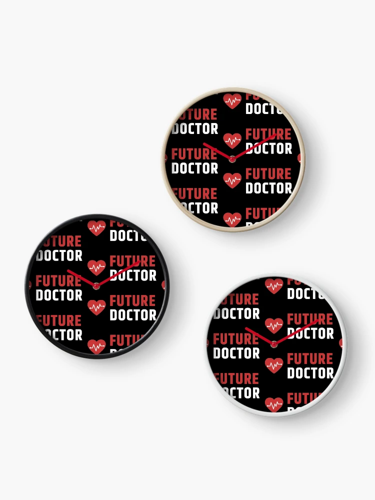 Thumbnail 3 of 4, Clock, Future Doctor designed and sold by RIVEofficial.
