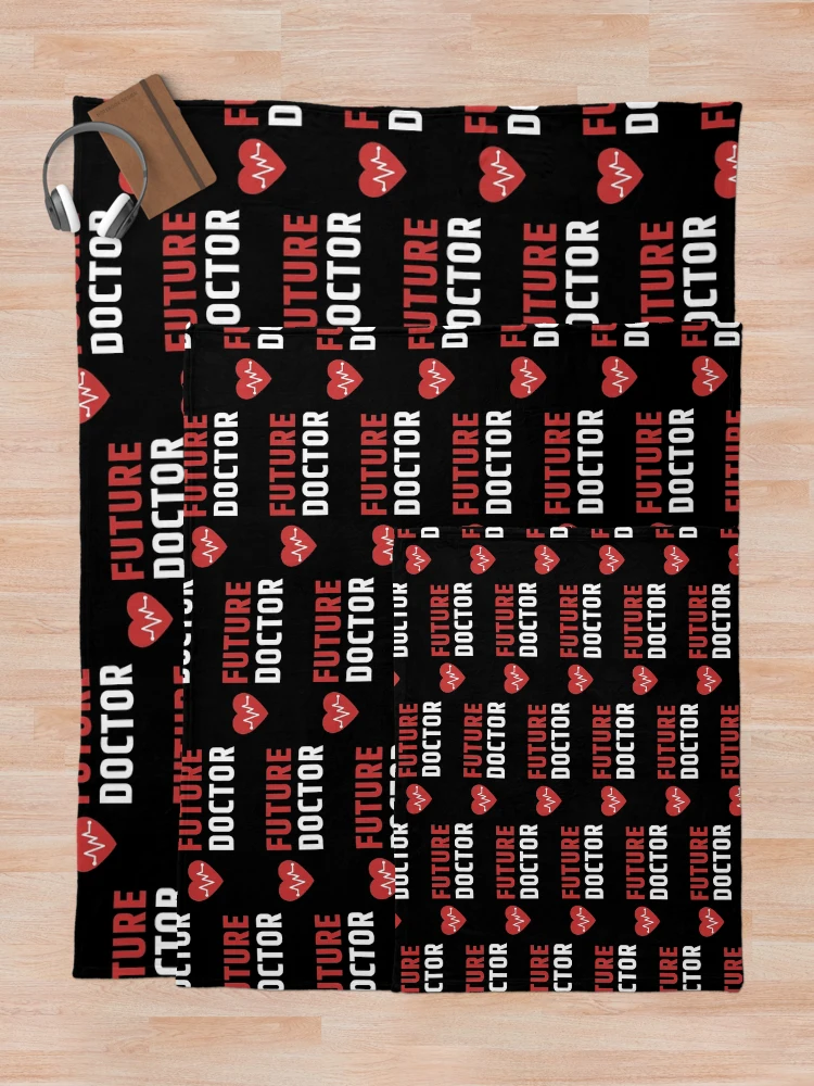 Thumbnail 5 of 6, Throw Blanket, Future Doctor designed and sold by RIVEofficial.