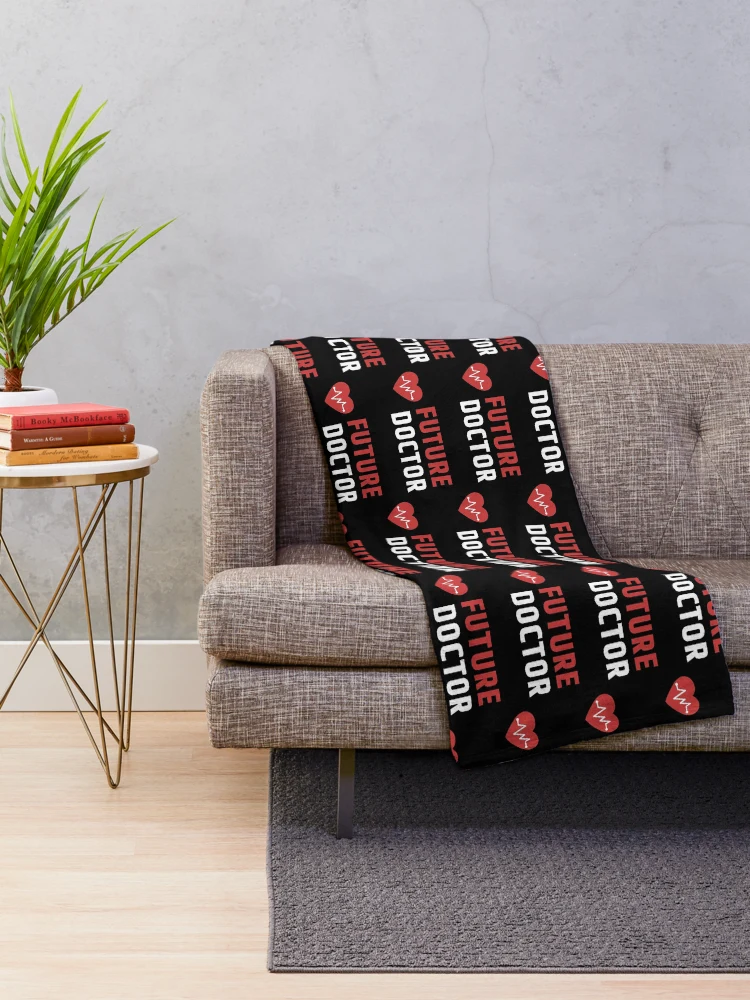 Thumbnail 2 of 6, Throw Blanket, Future Doctor designed and sold by RIVEofficial.