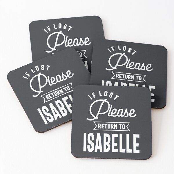 Dessous De Verre Sur Le Theme Isabelle Redbubble