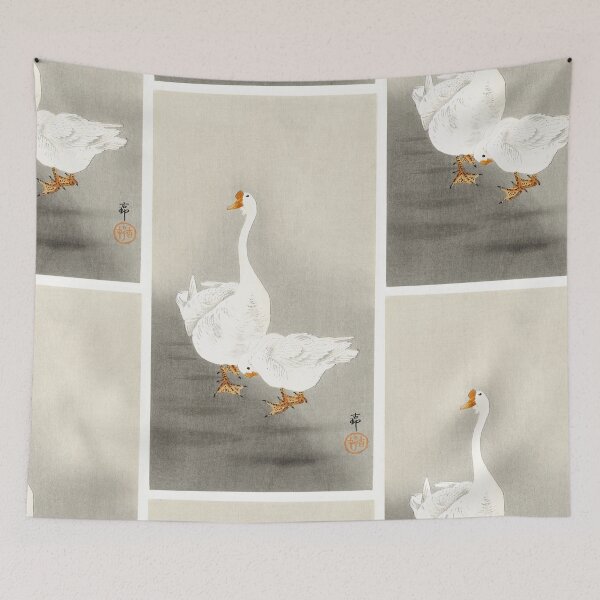 Item preview, Goose oriental artwork designed and sold by Vintage Designs +.
