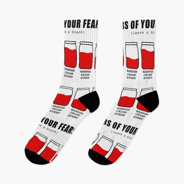 Item preview, JARS OF YOUR FEARS MEME RANDOM CHIMP EVENT designed and sold by RANDOM CHIMP EVENT official.