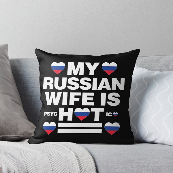 Item preview, My Russian Wife is Hot - psychotic funny designed and sold by elhefe.