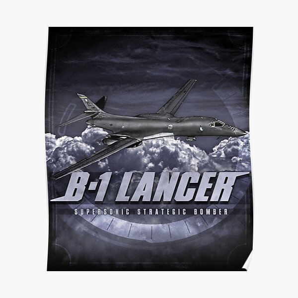 "B-1 Lancer" Poster By Deathdagger | Redbubble