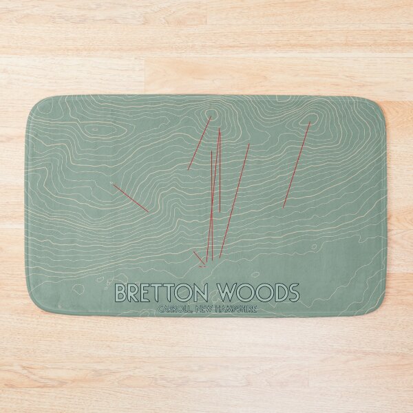 Item preview, Bretton Woods Contour Topography Map designed and sold by ChasingGnarnia.