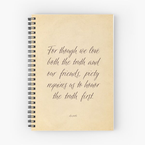 Item preview, For though we love both the truth and our friends - Aristotle designed and sold by calligraphygfx.