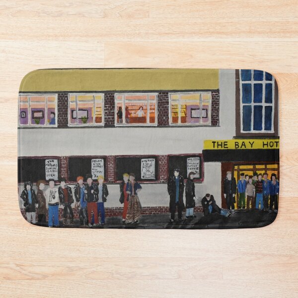 Item preview, Janey's The Bay Hotel Gourock, with Crunchy Frogs Poster  designed and sold by CrossanArt.