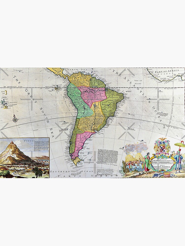 "Ancient South America Map" Poster for Sale by Culturio | Redbubble