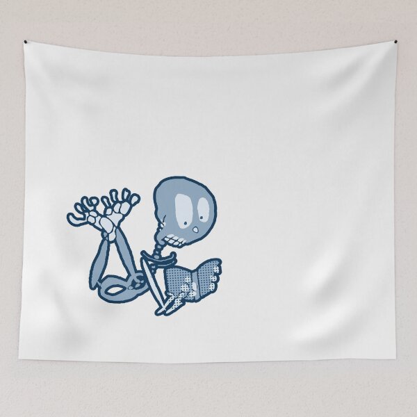 Item preview, Horrified Hank Skeleton with Book designed and sold by ArgyleImp.