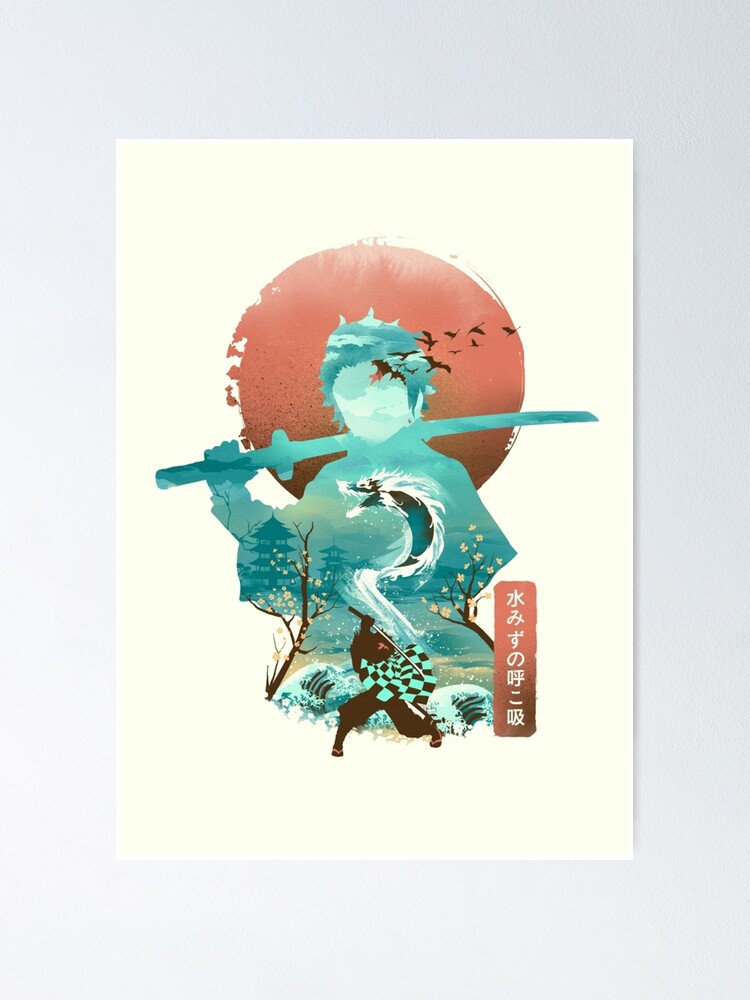 Alternate view of Tanjiro Poster