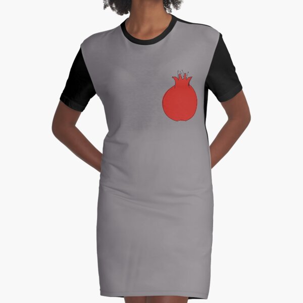 Pomegranate | انار Graphic T-Shirt Dress