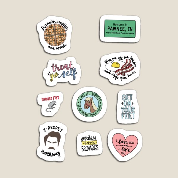 Parks and Recreation TV Show Art Magnet