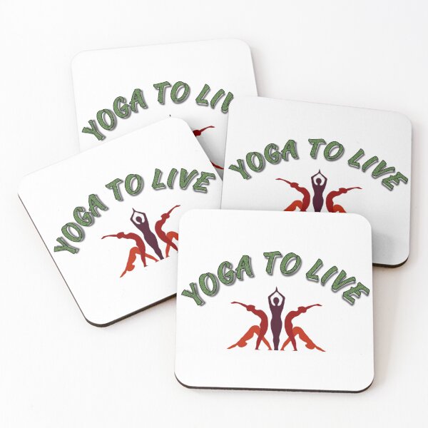 Item preview, Yoga to live design for redbubble designed and sold by Sandy19687.