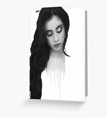 Tarjeta de felicitación Lauren Jauregui Digital Fifth Harmony Drawing