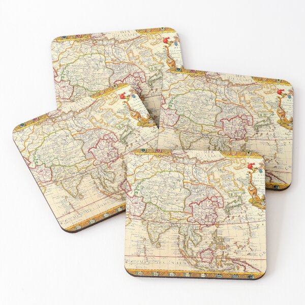 Item preview, Asia Map 1732 - Guillaume Danet - Ancient World Maps designed and sold by Culturio.