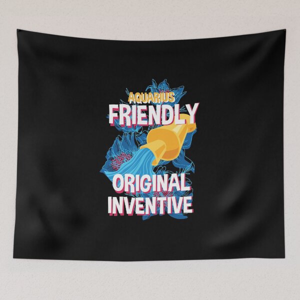 Item preview, Aquarius friendly original inventive designed and sold by TinoThreads.