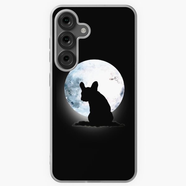 Item preview, french bulldog on the moonlight designed and sold by Collagedream.