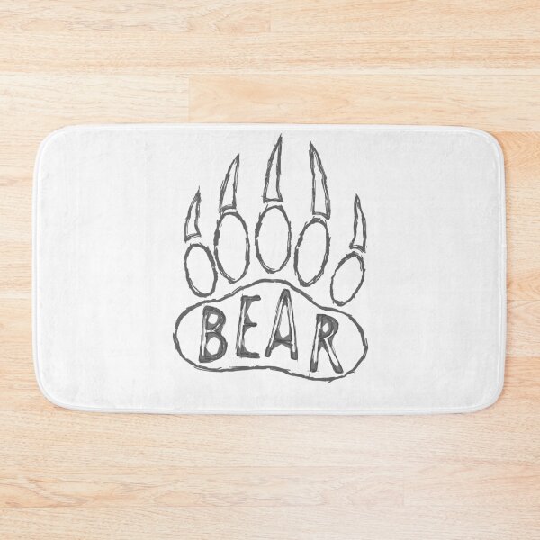 Item preview, Sketched Black Bear Paw Print  designed and sold by Almdrs.