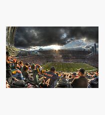 Bears vs. Packers: Rivalry in the Stands Photographic Print