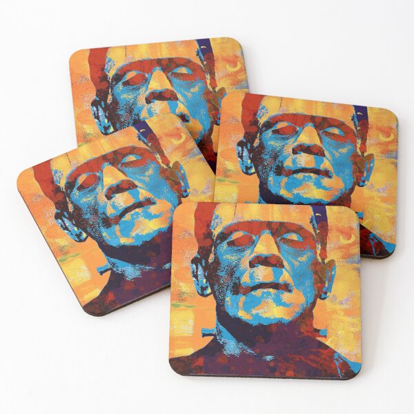 Item preview, Frankenstein Monster Pop Art Style Portrait by artist Stephen Chambers/The Pop Art Factory designed and sold by Stephen Chambers / The Pop Art Factory.