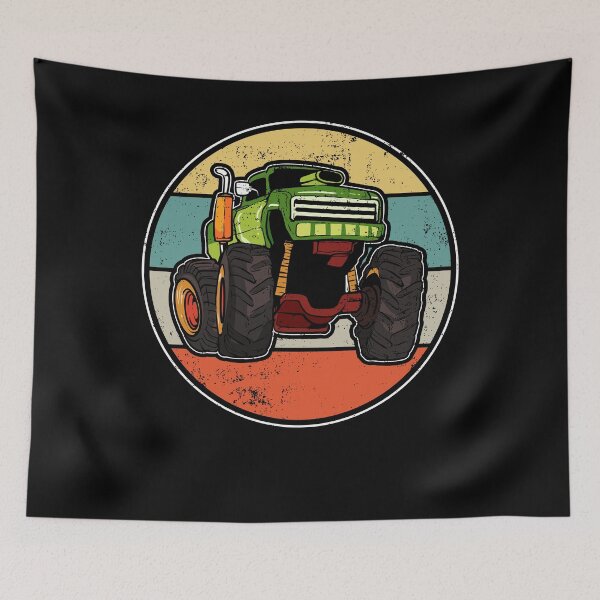 Item preview, Monster Truck Retro designed and sold by 4tomic.