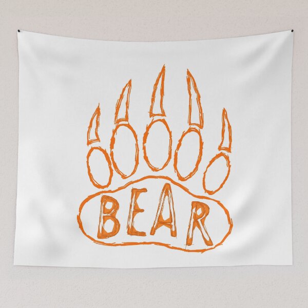 Item preview, Sketch Grizzly Bear Paw Print  designed and sold by Almdrs.
