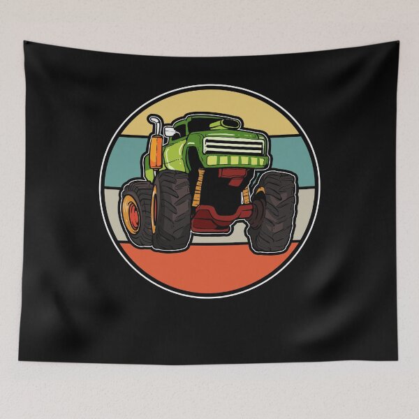 Item preview, Monster Truck Retro designed and sold by 4tomic.
