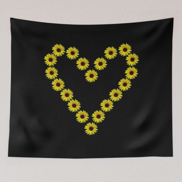 Item preview,  Sunflower heart, sunflower, sunflower, heart, flowers designed and sold by rhnaturestyles.