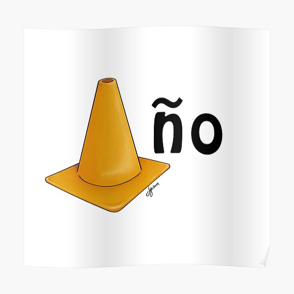 Traffic Cone Posters Redbubble - how to get traffic cone hat roblox