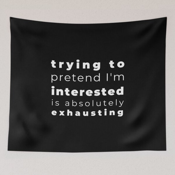 Item preview, Interested Antisocial Introvert Awkward Relax Cute Funny Sarcastic Happy Fun Inspirational Gift designed and sold by EpsilonEridani.