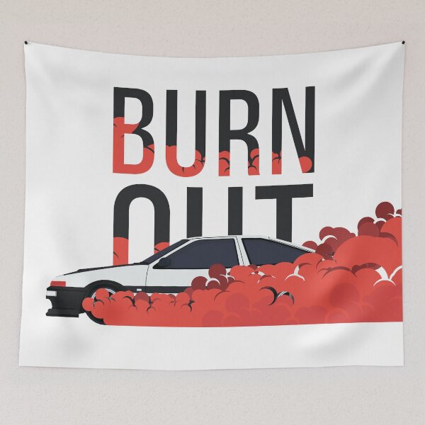Item preview, Burn Out Red designed and sold by durkstars.