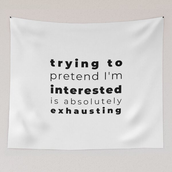Item preview, Interested Antisocial Introvert Funny Awkward Relax Cute Sarcastic Happy Fun Inspirational Gift designed and sold by EpsilonEridani.