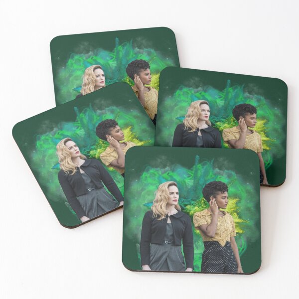 Item preview, Charlie and Sara Lance green background designed and sold by dutchchu.