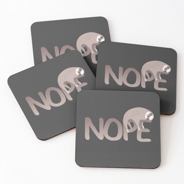 Item preview, Nope! sloth designed and sold by RAWWR.