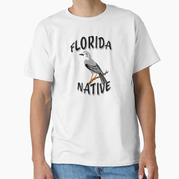 Item preview, Florida Native with State Bird the Mocking Bird designed and sold by Rightbrainwoman.